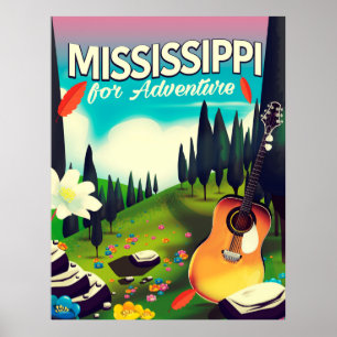 Mississippi For adventure Poster