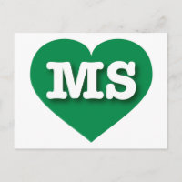 Mississippi Green Heart - I love MS