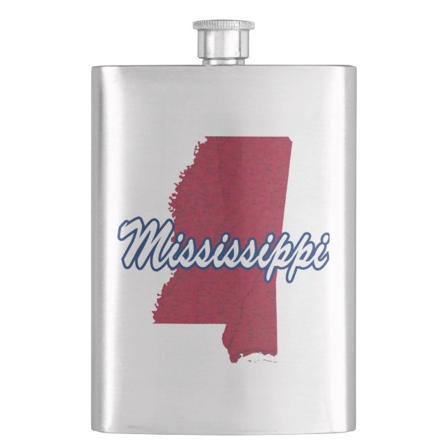 Mississippi Hip Flask (Front)