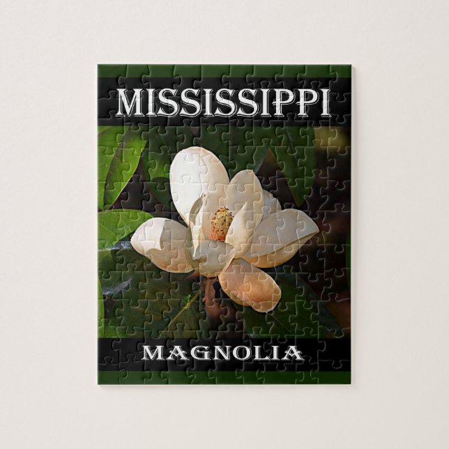 Mississippi Magnolia Jigsaw Puzzle (Vertical)