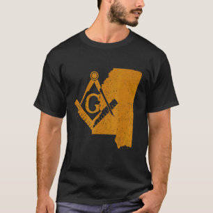 Mississippi Masons Grand Lodge Freemason Father's T-Shirt