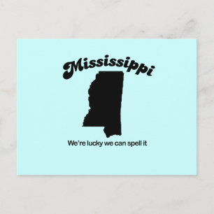 Mississippi Motto - Spell it Postcard