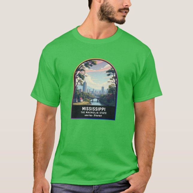 Mississippi MS T-Shirt (Front)