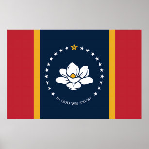 mississippi new flag uses united states america ma poster