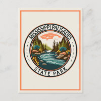 Mississippi Palisades State Park Illinois Badge