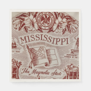 Mississippi Party Napkin