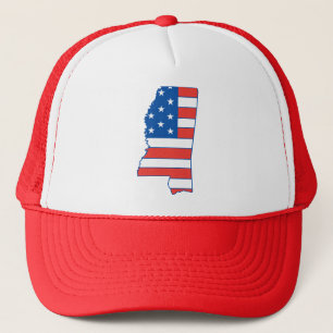Mississippi Patriotic Hat