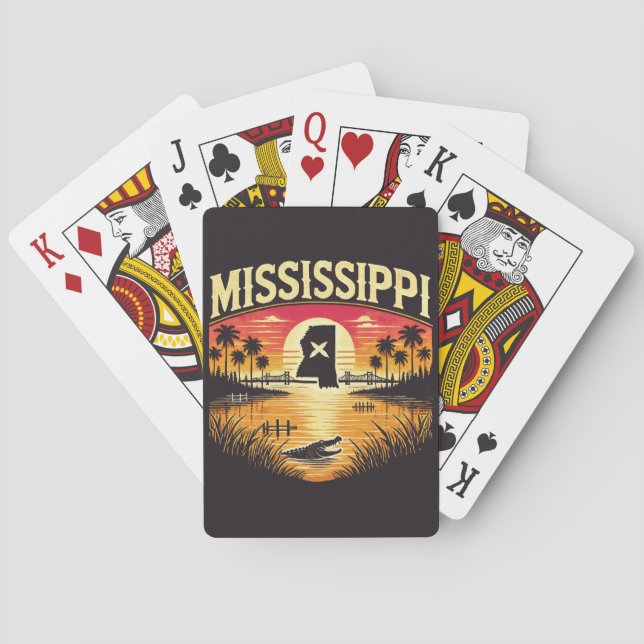 Mississippi Playing Cards (Back)