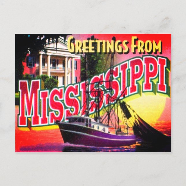 Mississippi Postcard (Front)