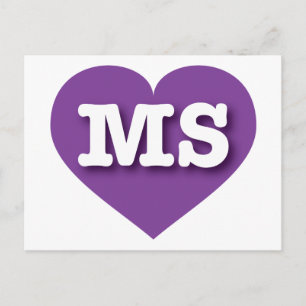 Mississippi Purple Heart - I love MS Postcard