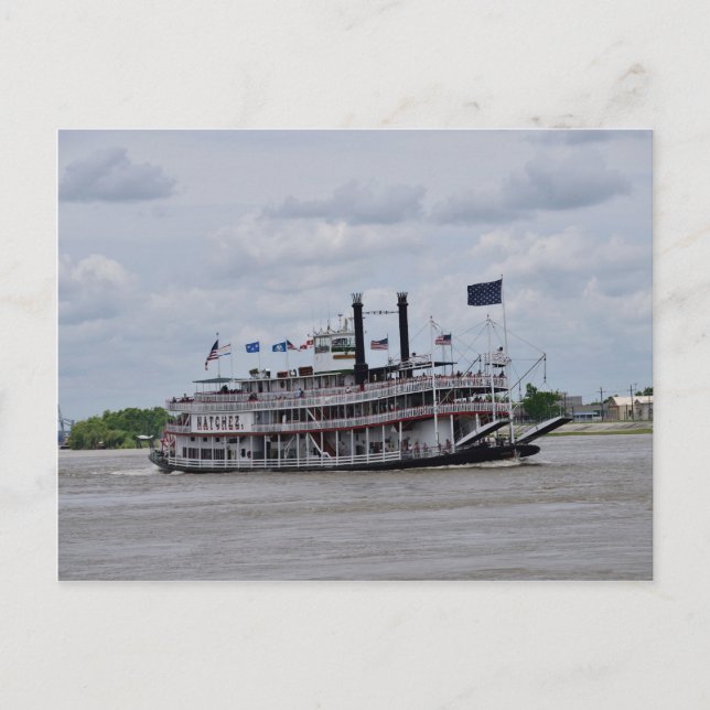Mississippi River Boat New Orleans Postcard (Front)