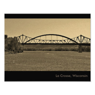 Mississippi River Bridge Photo Print