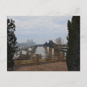Mississippi River Bridges Postcard