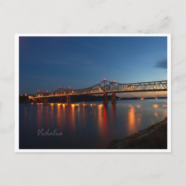 Mississippi River Bridges Postcard (Front)