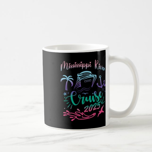 Mississippi River Cruise 2025 Family Vacation Trip Coffee Mug (Right)