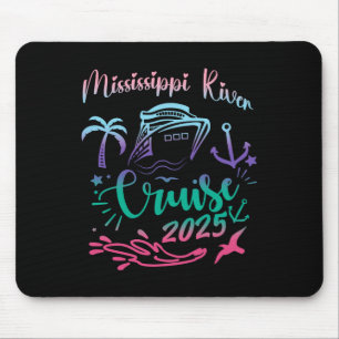 Mississippi River Cruise 2025 Family Vacation Trip Mouse Pad