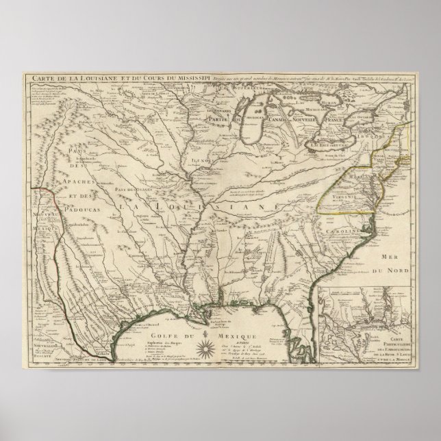 Mississippi River Poster (Front)