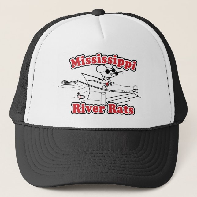 Mississippi River Rat Trucker Hat (Front)