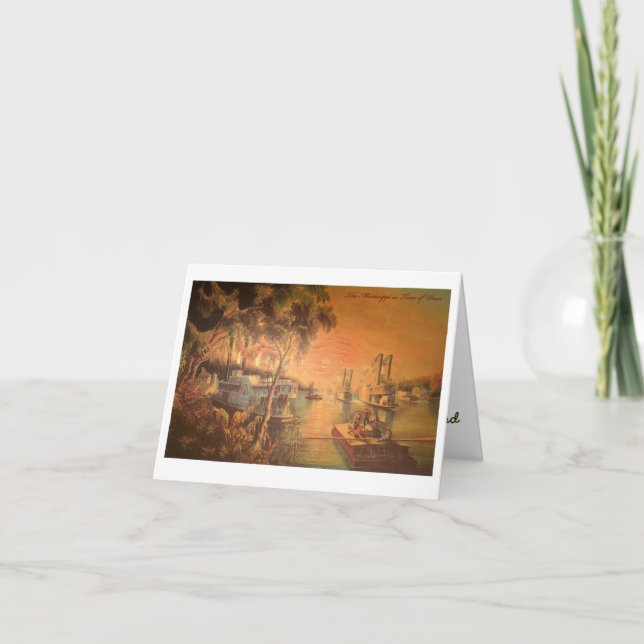 Mississippi River Thank You Card (Front)