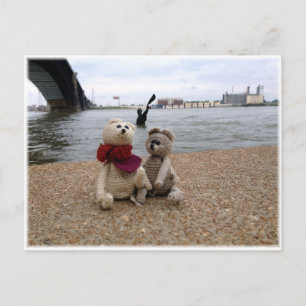 Mississippi riverfront postcard