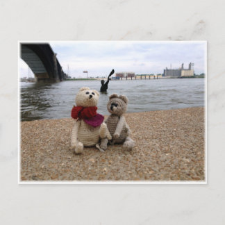 Mississippi riverfront postcard