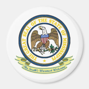 Mississippi Seal Magnet