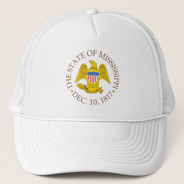 Mississippi sign trucker hat (Front)