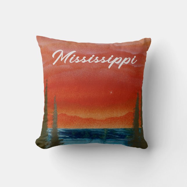 Mississippi Sky Cushion (Front)