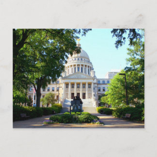 Mississippi State Capitol Building - Jackson, MS Postcard