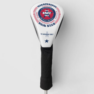 Mississippi State Circle Custom Golf Head Cover