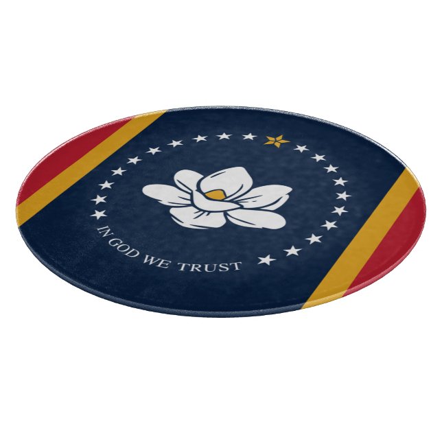 Mississippi State flag Cutting Board (Corner)