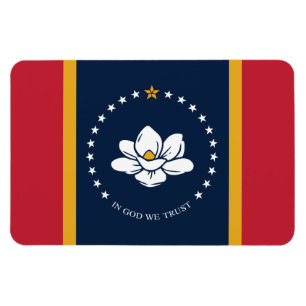 Mississippi State Flag Magnet