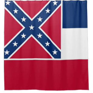 MISSISSIPPI STATE FLAG SHOWER CURTAIN