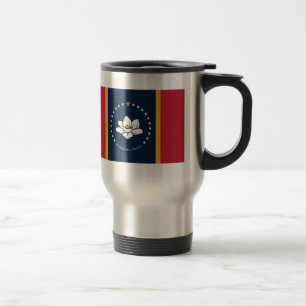 Mississippi State Flag Travel Mug