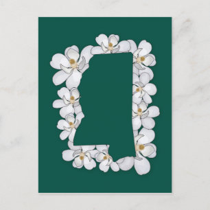 Mississippi State Flower Postcard