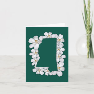 Mississippi State Flower Thank You Card