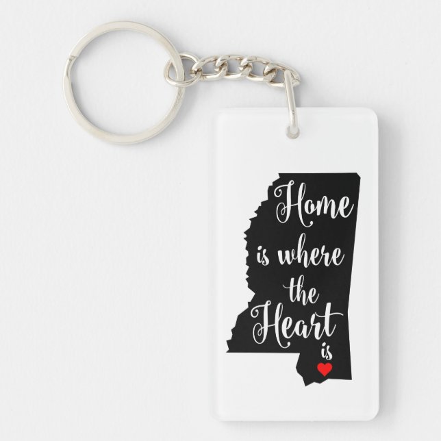 Mississippi State Key Chain (Front)