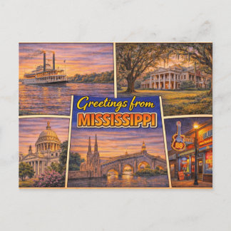 Mississippi State Postcard