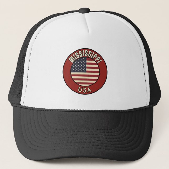 Mississippi United States of America Trucker Hat (Front)