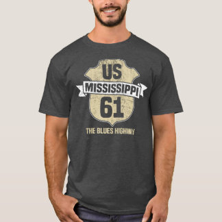 Mississippi US 61  The Blues Highway T-Shirt
