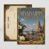 Mississippi Vintage Art Deco Golden Age