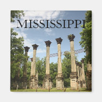MISSISSIPPI - Windsor Ruins Souvenir Magnet