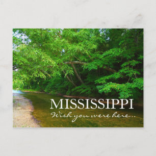 MISSISSIPPI - Wish you were here - McGehee Creek Postcard