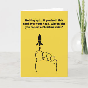 Missle Toe - Christmas Card