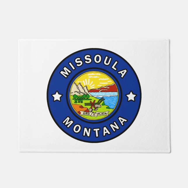 Missoula Montana Doormat (Front)