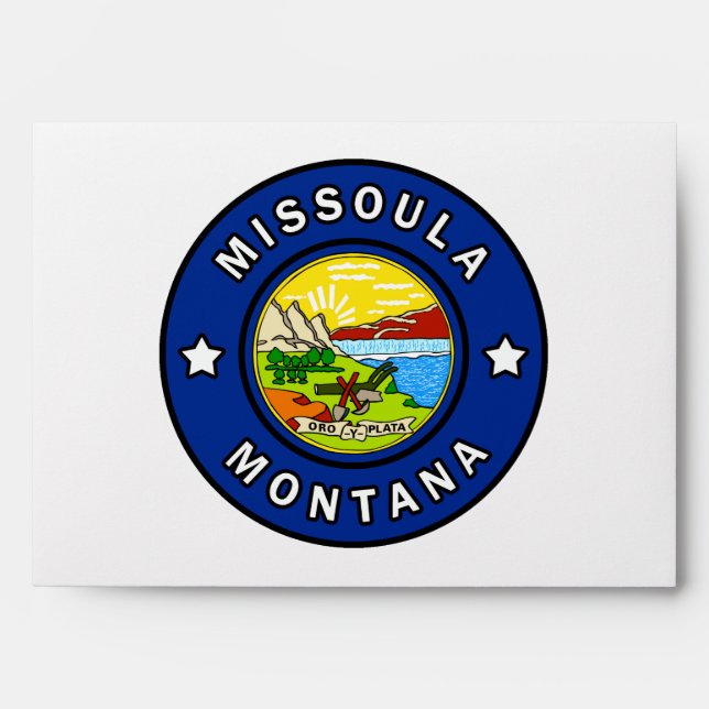 Missoula Montana Envelope (Front)