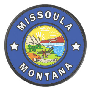Missoula Montana Hockey Puck