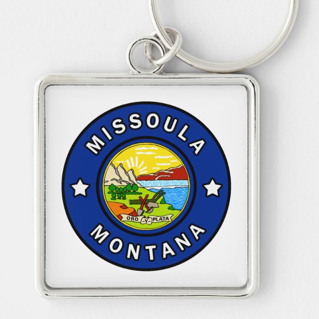 Missoula Montana Key Ring (Front)