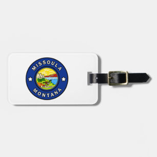 Missoula Montana Luggage Tag