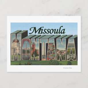 Missoula, Montana Postcard